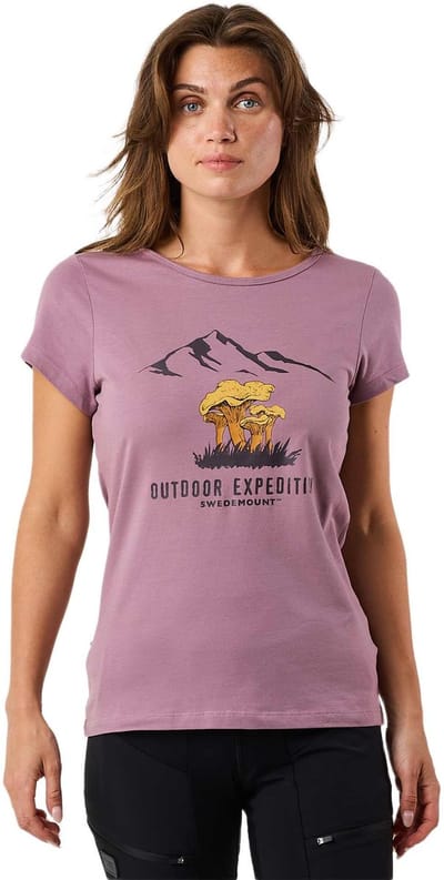Swedemount Forest Tee – Dames T-shirt met korte mouw – Maat 38