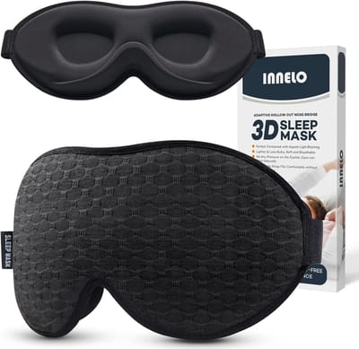 Zacht en Comfortabel Slaapmasker - Lichtblokkerend Oogmasker voor Volledige Duister en Optimale Slaap