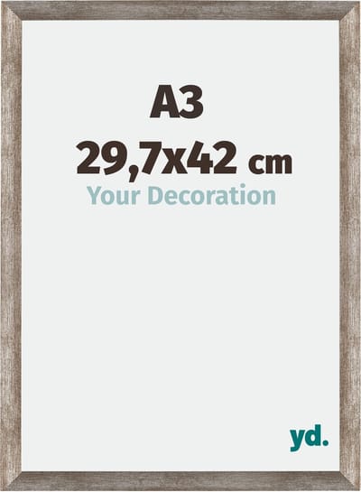 Your Decoration - Fotolijst A3 29,7x42 cm - MDF - Metaal Vintage - Mura