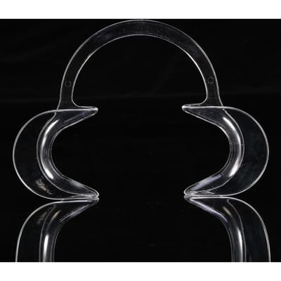 10 stuks 6 Types Wegwerp Tanden Bleken Mondopener Wang Tandheelkundige Clear C-Type Retractor Large Size