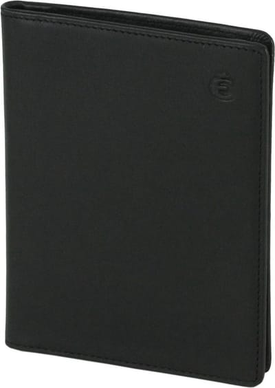 Esquire Logo ID etui leer 9 cm - schwarz