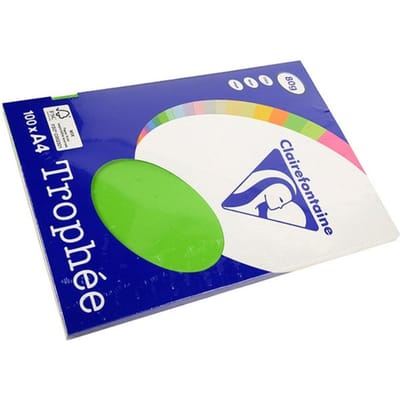 Clairefontaine Trophée - grasgroen - kopieerpapier- A4 80 gram - 100 vellen