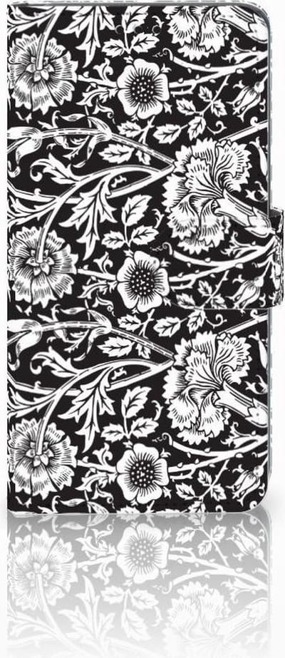 Samsung Galaxy S10 Hoesje Black Flowers