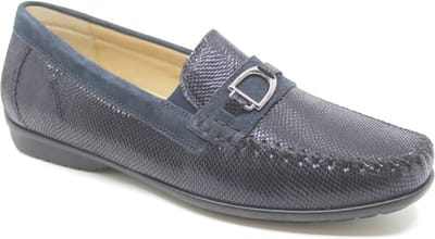 Sioux CORTIZIA-723-H - Volwassenen Instappers - Kleur: Blauw - Maat: 41