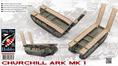 AFV Club Modelbouwpakket Militaire voertuigen - DH96013 Churchill ARK Mk.I Bruggenlegger WWII - Brits Bruggenlegvoertuig Plastic - 1:35 - Modelbouw