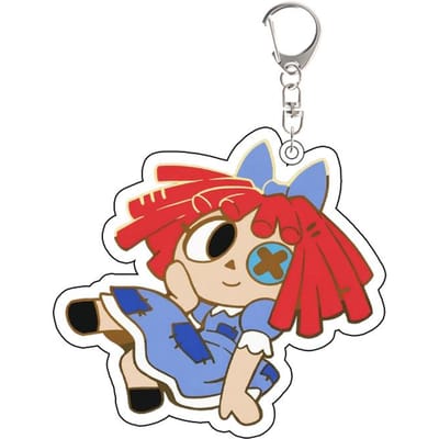 Acryl Sleutelhanger Anime Merchandise voor TADC Pomni Jax Ragatha Gangle Zooble Kinger Caine Creativiteit Rugzak Accessoires Cadeau red