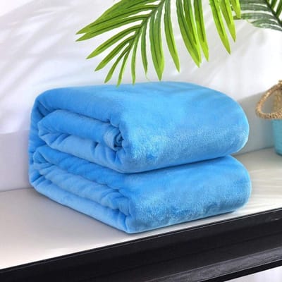 fleece werpdekens Reisformaat - Superzachte donzige warme stevige bedspreien voor bank Microfiber deken -4_70 * 100 cm