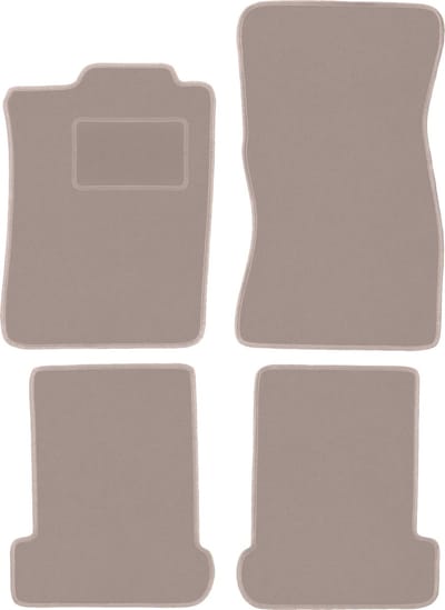 Beige velours matten voor: Volkswagen Corrado coupé (1988-1994)