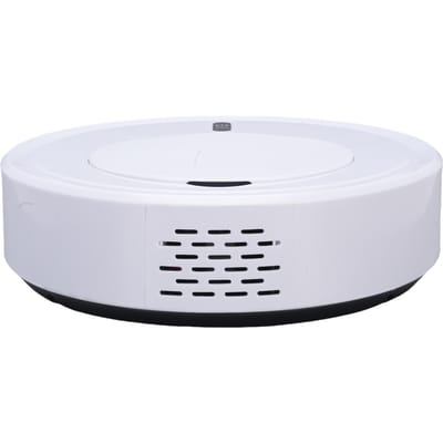 Aspirateur Robot Silencieux Automatique 3 en 1 Aspirateur Robot Intelligent Auto-Nettoyant Batterie 1200mAh pour Sol Dur Moquette white
