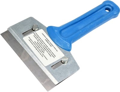 Professionele Verfschraper met Wisselmes - Behangkrabber - Ergonomische Handgreep - Voor het verwijderen van Verf en Behang - Stevige Schroefbevestiging