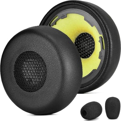 Vervangende Oorkussens voor Jabra Evolve 75 - Comfortabele Oorkussens met Plastic Clips, Geschikt voor Jabra Evolve 75, 75+ en 75 UC/MS Headphones