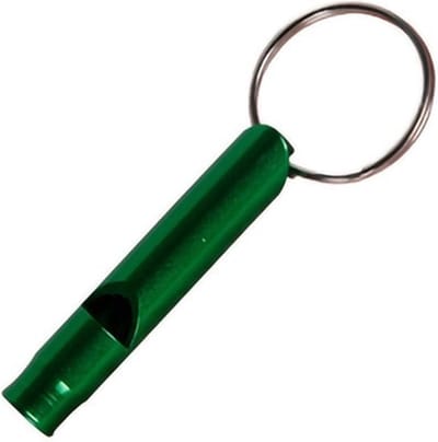 Sleutelhanger met fluitje - Groen