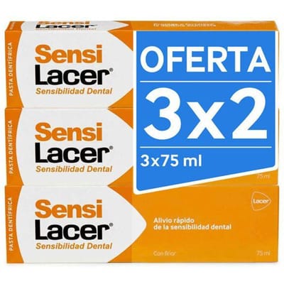 Dentifrices Dentifrice en gel LACERFRESH, lot de 3 x 75 ml