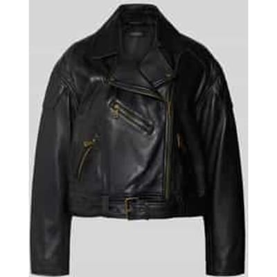 Bikerjack van lamsleer, model 'GLANCEE'