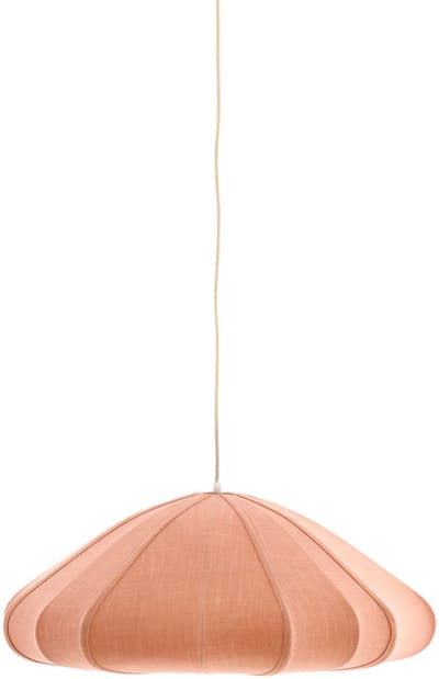 Hanglamp - roze - CESANO - textiel - E27 - 2988795 - Light & Living