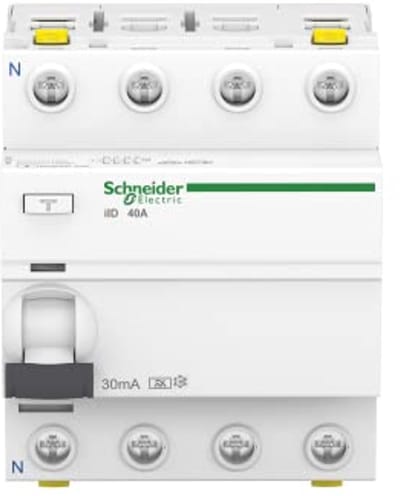 FI-stroomonderbreker 4-polig 40A 30mA Type A Aardlekbeveiliging