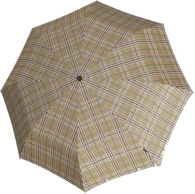 Knirps Paraplu T.760 Stick Automatic Check Beige