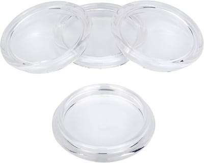 Zwenkwielen Beschermers - Vloerbescherming Set - Meubels Verplaatsen - Universele Pasvorm - 55mm Wiel Diameter - Transparant