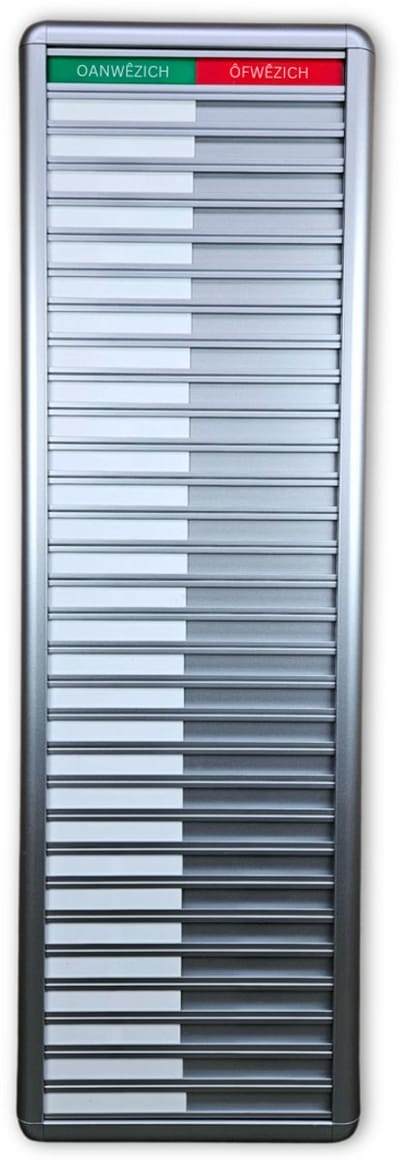 CombiCraft aluminium Oanwêzich-Ôfwêzich bord - 30 personen