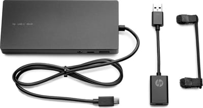 HP Elite USB-C Docking Station G2 Bedraad USB 3.0 (3.1 Gen 1) Type-C Zwart