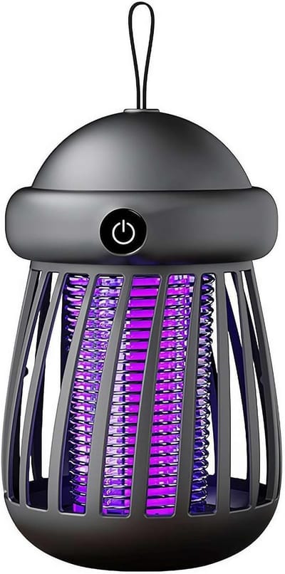 Ultramoderne Muggenlamp 2.0 - USB-opladen - Met CO2 Technologie - 3000V Elektrocutie - Voor Binnen/Buiten