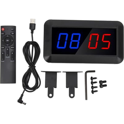 Digitaal Scorebord Draagbaar Tafelmodel Elektronische Scoreteller Scorekeeper voor Binnenspelen Basketbal