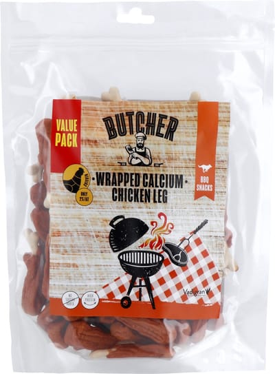 Vadigran Hondensnacks Wrapped Calcium Chicken Leg - 850 gr