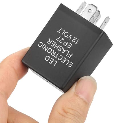 By shayne - LED Flasher Relay - Hyper Flash Fix - Waterproof - 12V - LED Signalen - Betrouwbare oplossing - Voor voertuigen - Compact design