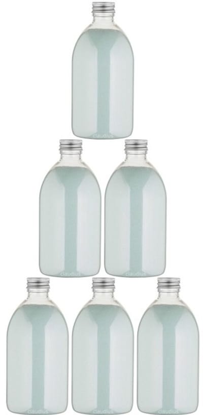 Scrubzout Hammam Herbal - 650 gram - Fles met aluminium dop - set van 6 stuks - Hydraterende Lichaamsscrub