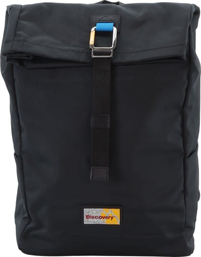 Discovery Icon | Laptop Rugzak / Roll top Rugtas - 15 inch - Zwart | D00722 - Zwart