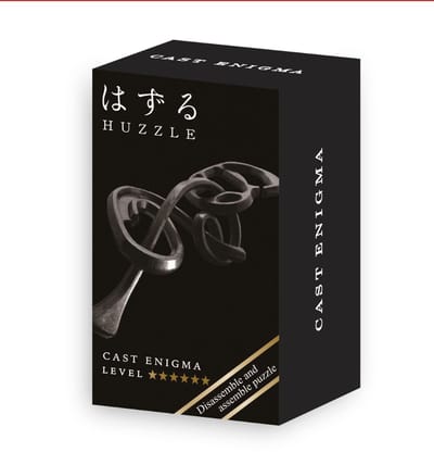 IQ-puzzel - Enigma - Mini - Metaal - Zilver - Niveau 6