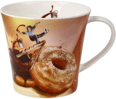 Goebel - Daria Rosso | Koffie / Thee Mok Uuups | Beker - porselein - 350ml - 2 stuks
