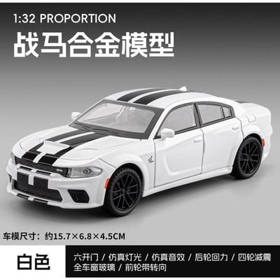 1:32 Dodge Charger Srt Hellcat Widebody Ld American Muscle Sedan Legering Metaal Diecast Modelauto Bureau Display Verzamelaar Cadeau