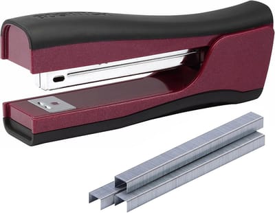 Compacte Nietmachine met Geïntegreerde Nietverwijderaar en Nietopslag - Magenta