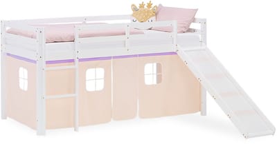 Homestyle4u hoogslaper - 90x200 cm - perzik