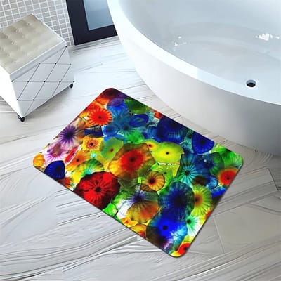 Antislip badmat met super absorptie en snelle droging voor badkamer, douche en meer - 35x59 inch