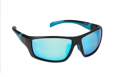 Salmo Wrap Eyewear Black / Grey Ice Blue Lens - Gepolariseerde Zonnebril