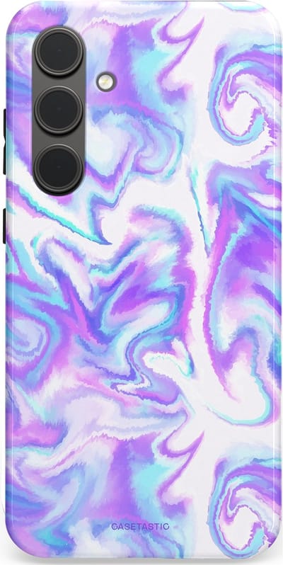 Casetastic Hoesje Geschikt voor Samsung S24 Plus - Stijlvolle Beschermende Duo-layer Case - Tie Dye magie