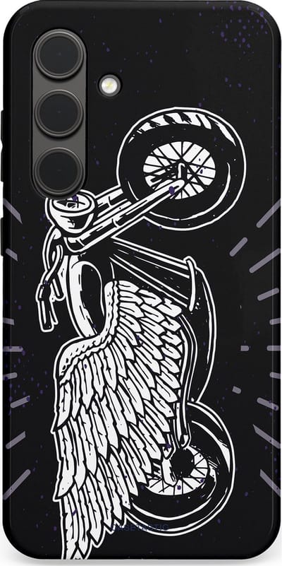 Casetastic Hoesje Geschikt voor Samsung S24 - Stijlvolle Beschermende Duo-layer Case - Retro highway