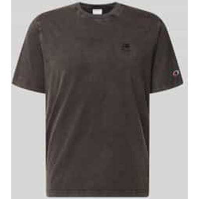 T-shirt met Labelstitching en Ronde hals