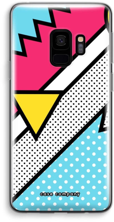 Hoesje geschikt voor Samsung Galaxy S9 hoesje - Pop Art #3 - Soft Cover Telefoonhoesje - Bescherming aan alle Kanten en Schermrand