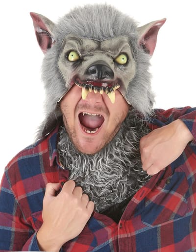 Vegaoo - Latex weerwolf masker voor volwassenen