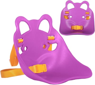 Poppenzitje Kinderfiets - Poppenstoel Accessoire - Poppen Meenemen - Eenvoudige Installatie - 17 x 195 cm - Paars