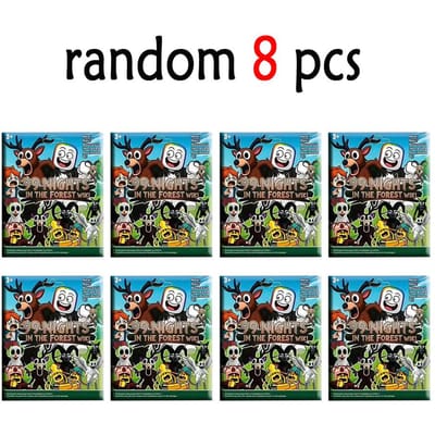 24 stuks horror game 99 Nights in the Forest blind box Het Hert De Ram De Uil Kampeerder Perifere karakterbeeldjes en ornamenten