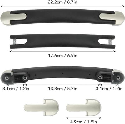 SPHProducts - Koffervervangingsgreep - Plastic Bagagehandvat - Lange