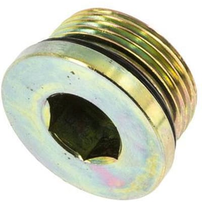 Plug UN 1-5/16''-12 Staal NBR met binnenzeskant 400bar (5620.0psi)