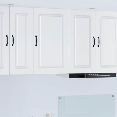 vidaXL - Vaatwasserpaneel - Kalmar - Wit - 50 - x - 31 - x - 80 - cm - Bewerkt - hout