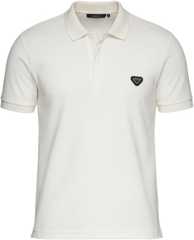 OMBRE Polo - Regular Fit - Katoen - Korte Mouw Wit S