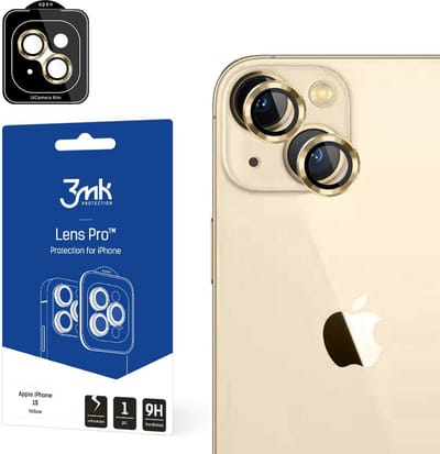3mk Apple iPhone 15 - Lens Protection Pro Yellow