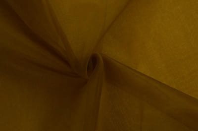 Organza stof - Okergeel - 150cm breed - 15 meter